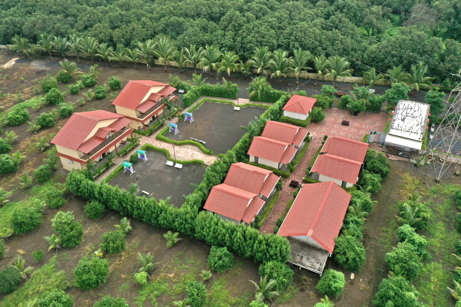 Patang Family Resort and surrounding landscape