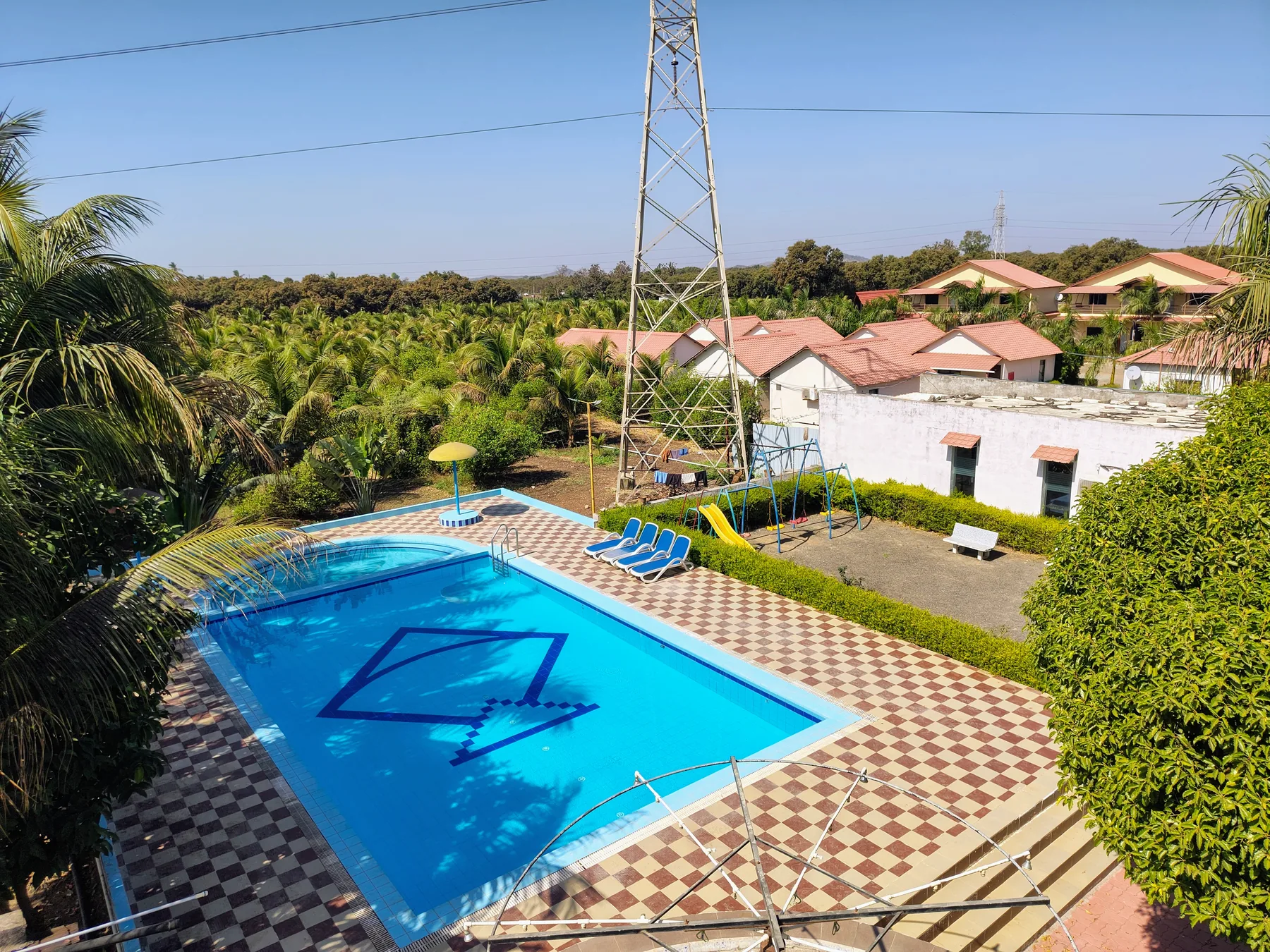 Swimming Pool at Patang Family Resort near Sasan Gir