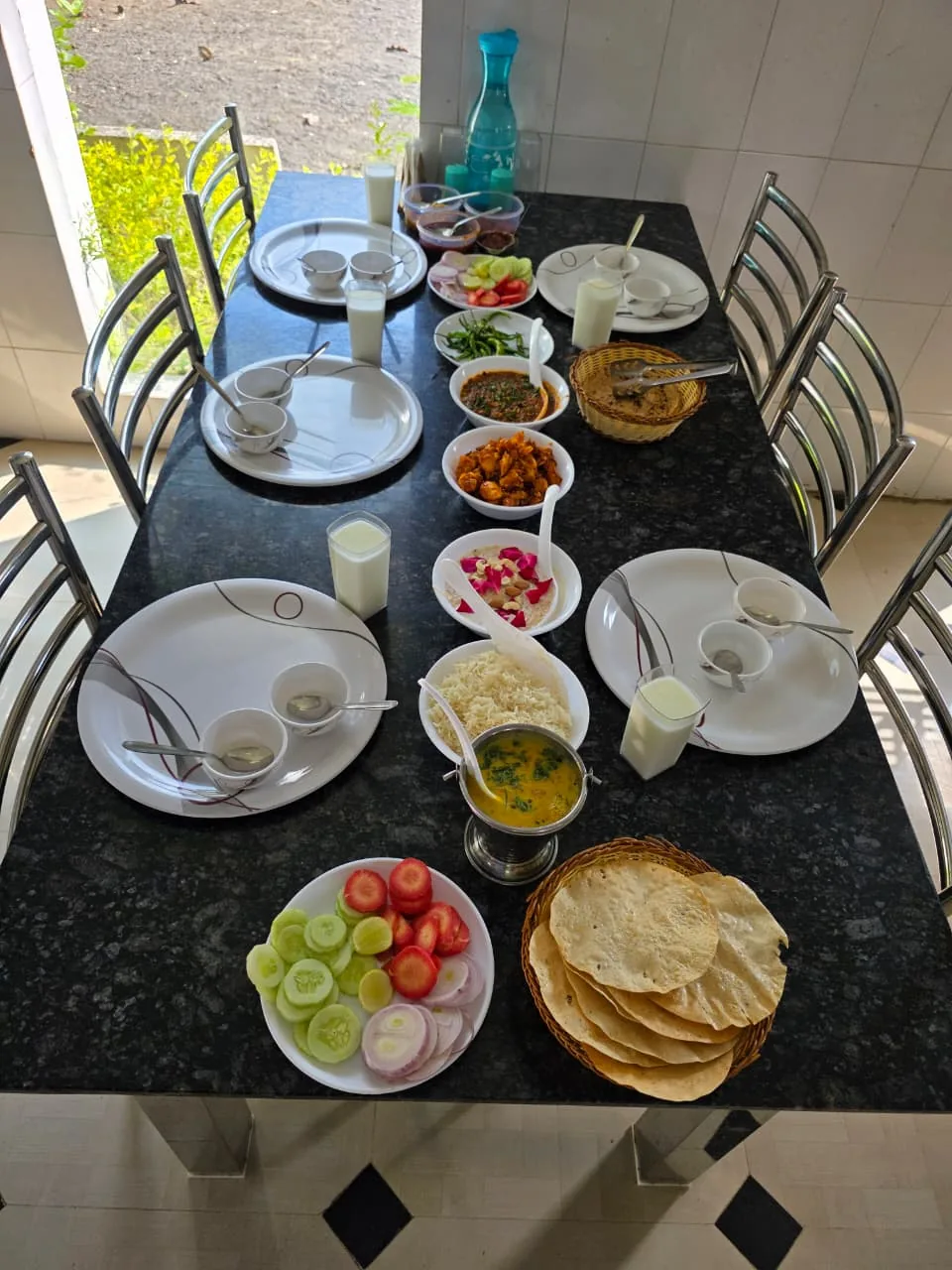 Patang Restaurant at Patang Family Resort near Sasan Gir