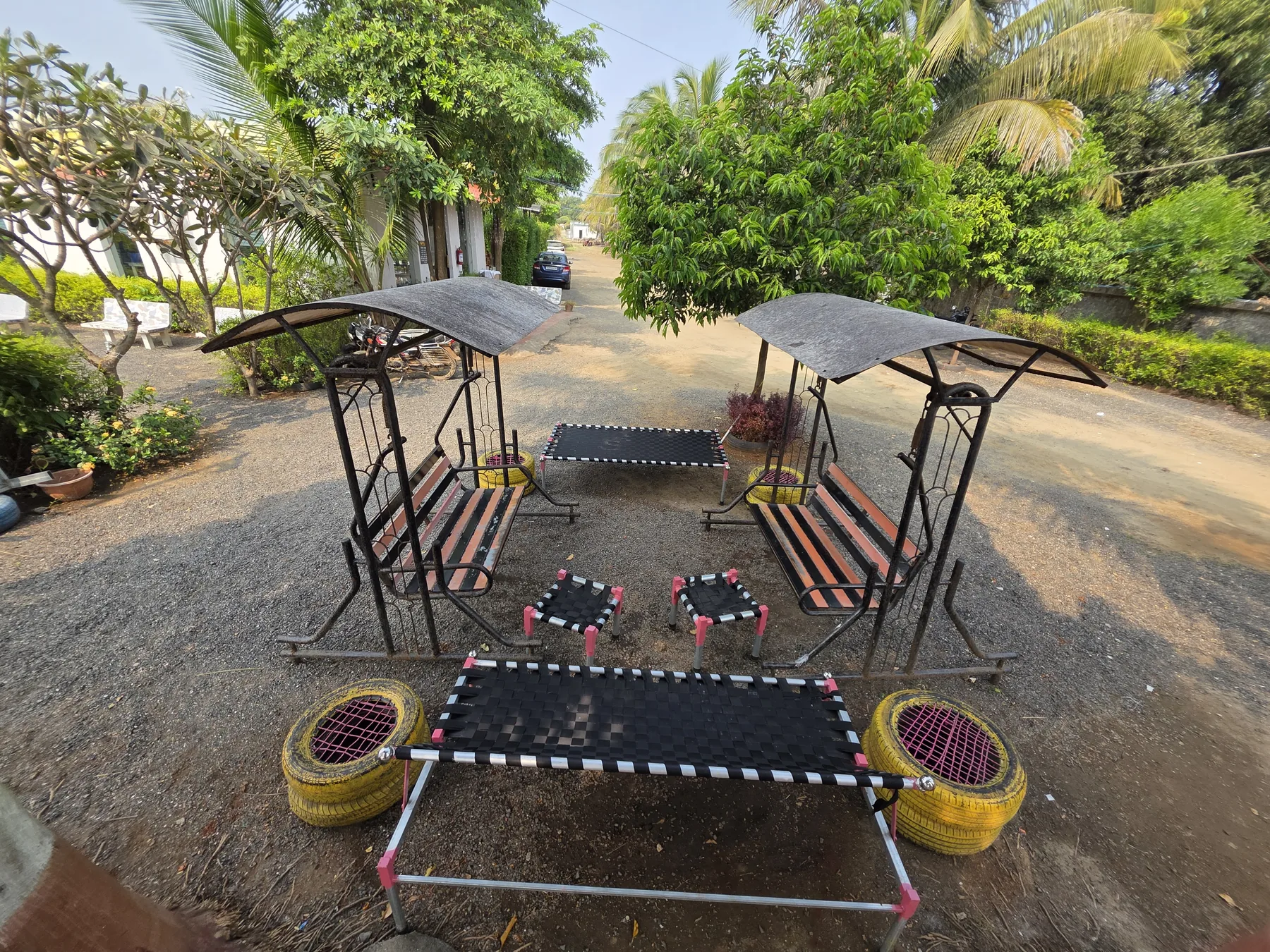 Family seating area at Patang Family Resort