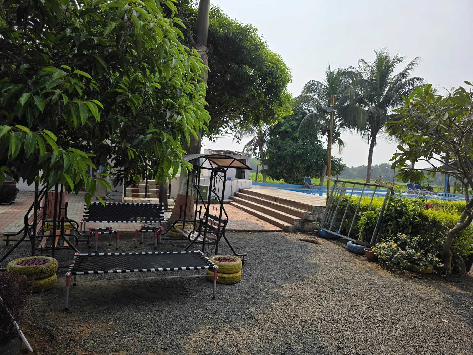 Family Seating at Patang Family Resort near Sasan Gir