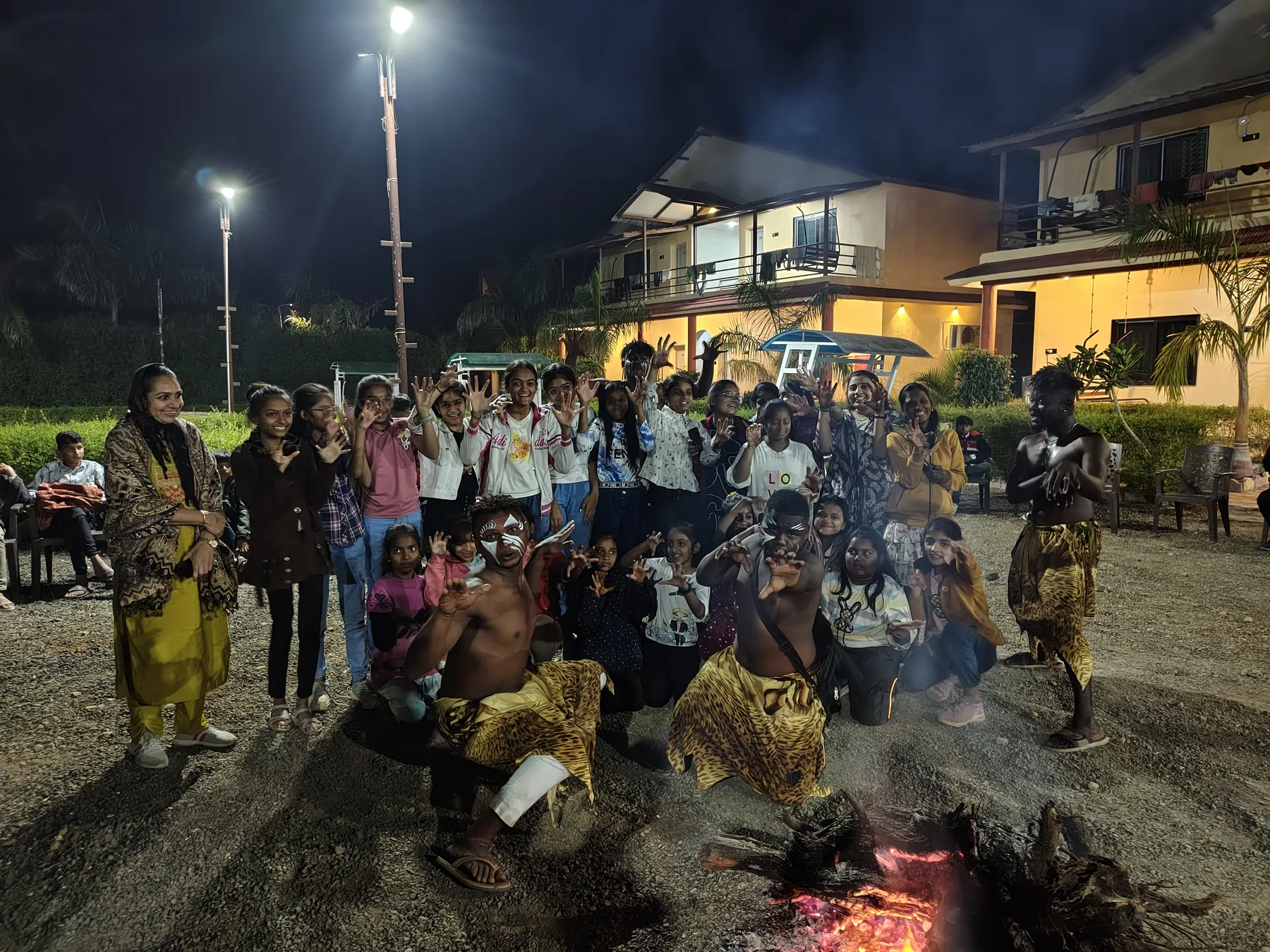 Siddi Dhamal dance at Patang Family Resort